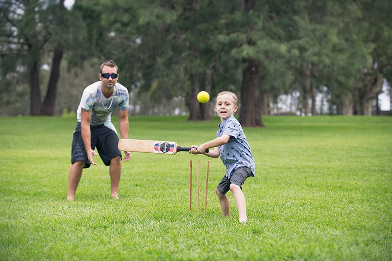 Family Playing on Turf - Atlas